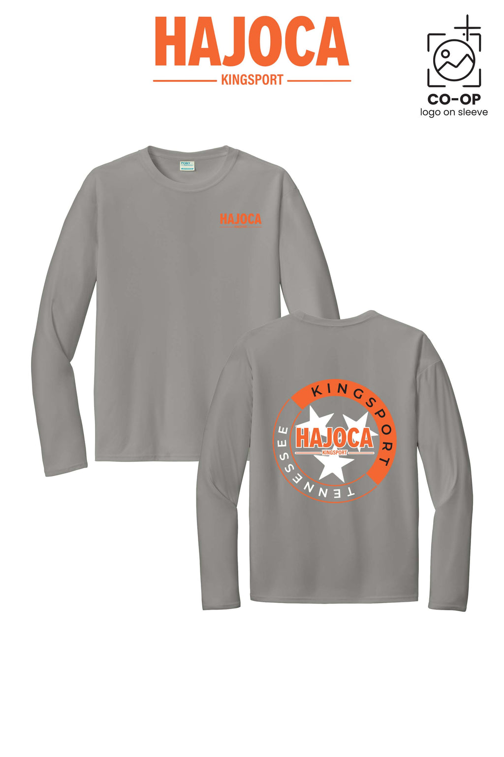 Port & Co™ Performance UPF 50 Long Sleeve - HAJOCA - KINGSPORT (Back Print)