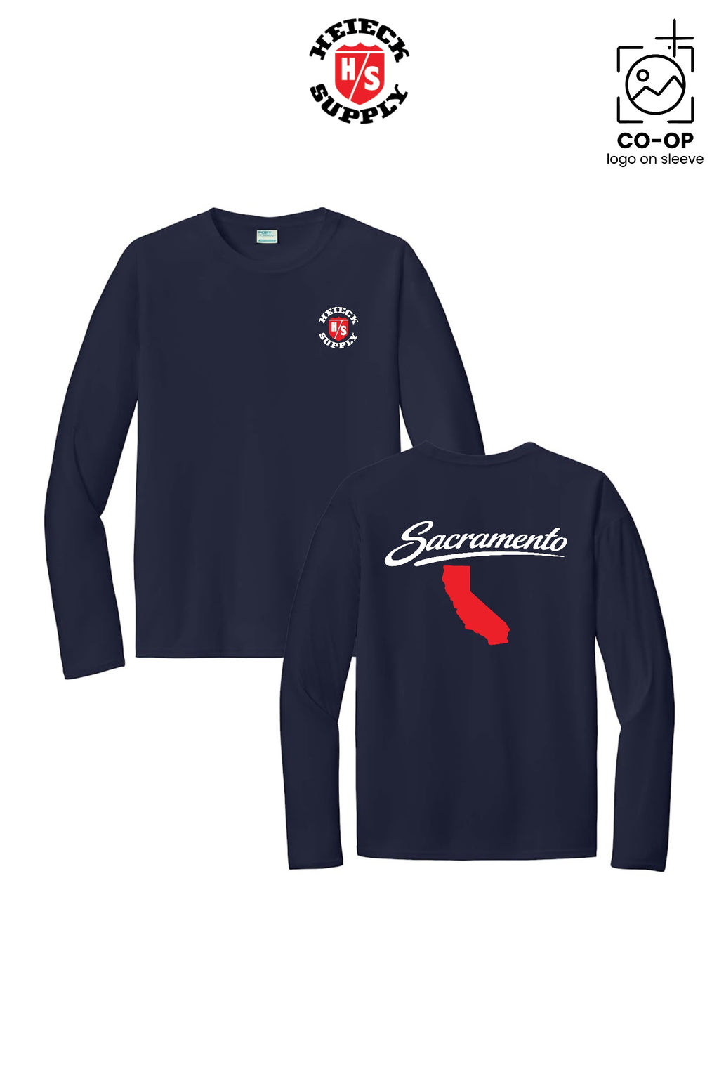 Port & Co™ Performance UPF 50 Long Sleeve - HEIECK SUPPLY - SACRAMENTO