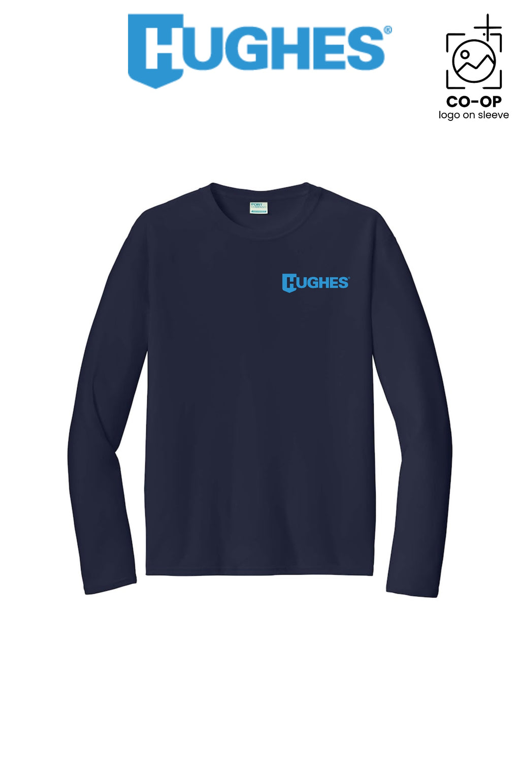 Port & Co™ Performance UPF 50 Long Sleeve - HUGHES SUPPLY