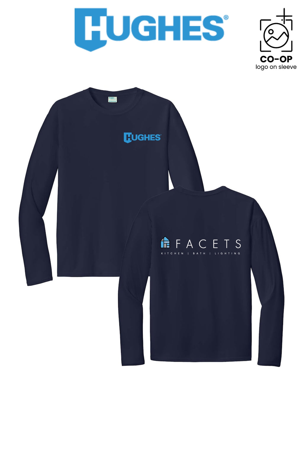 Port & Co™ Performance UPF 50 Long Sleeve - HUGHES SUPPLY - HUNTERSVILLE