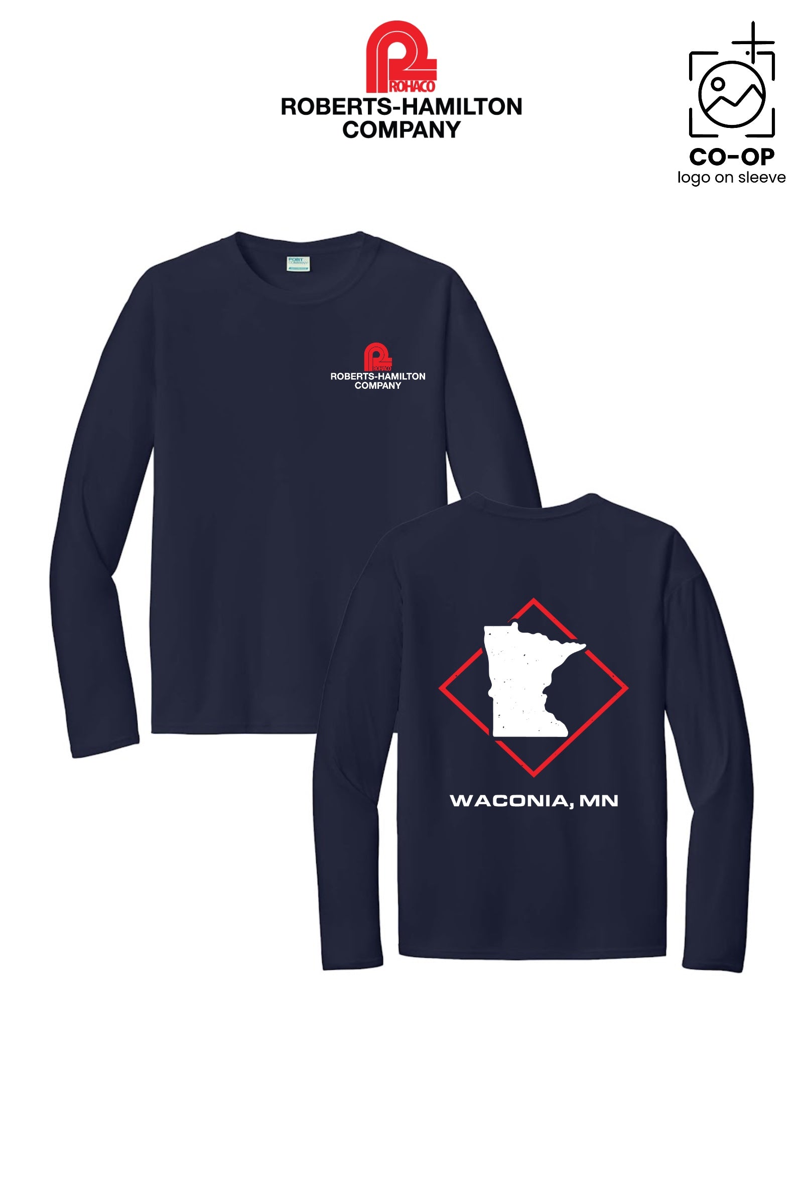 Port & Co™ Performance UPF 50 Long Sleeve - ROBERTS-HAMILTON - WACONIA