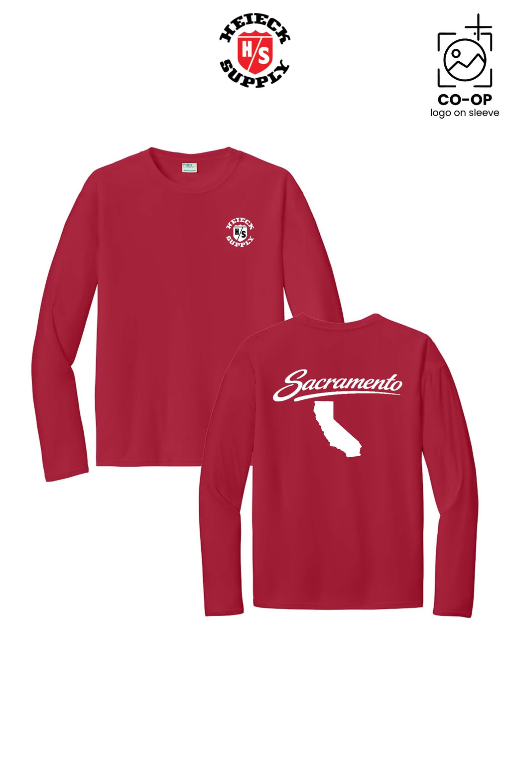 Port & Co™ Performance UPF 50 Long Sleeve - HEIECK SUPPLY - SACRAMENTO