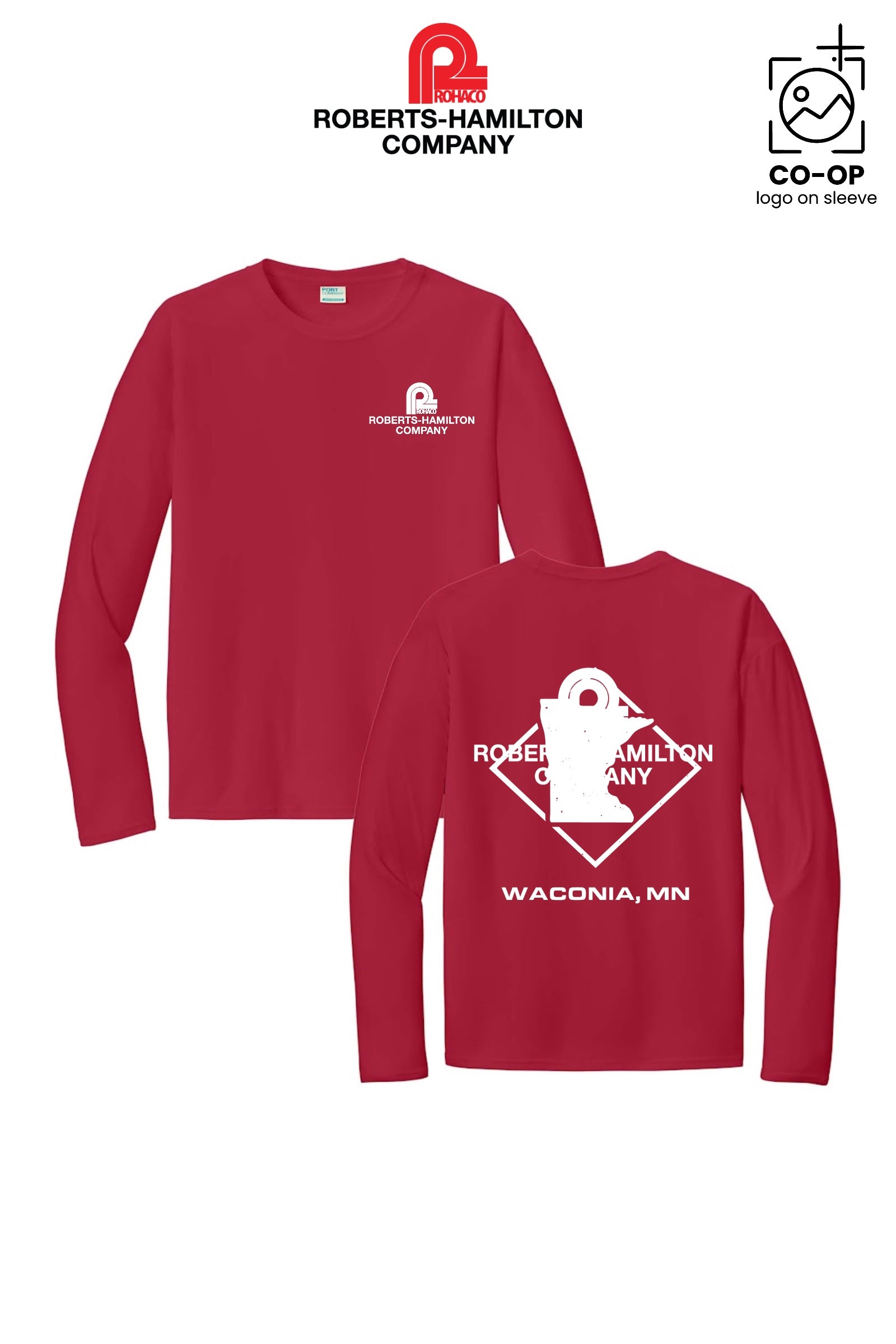 Port & Co™ Performance UPF 50 Long Sleeve - ROBERTS-HAMILTON - WACONIA