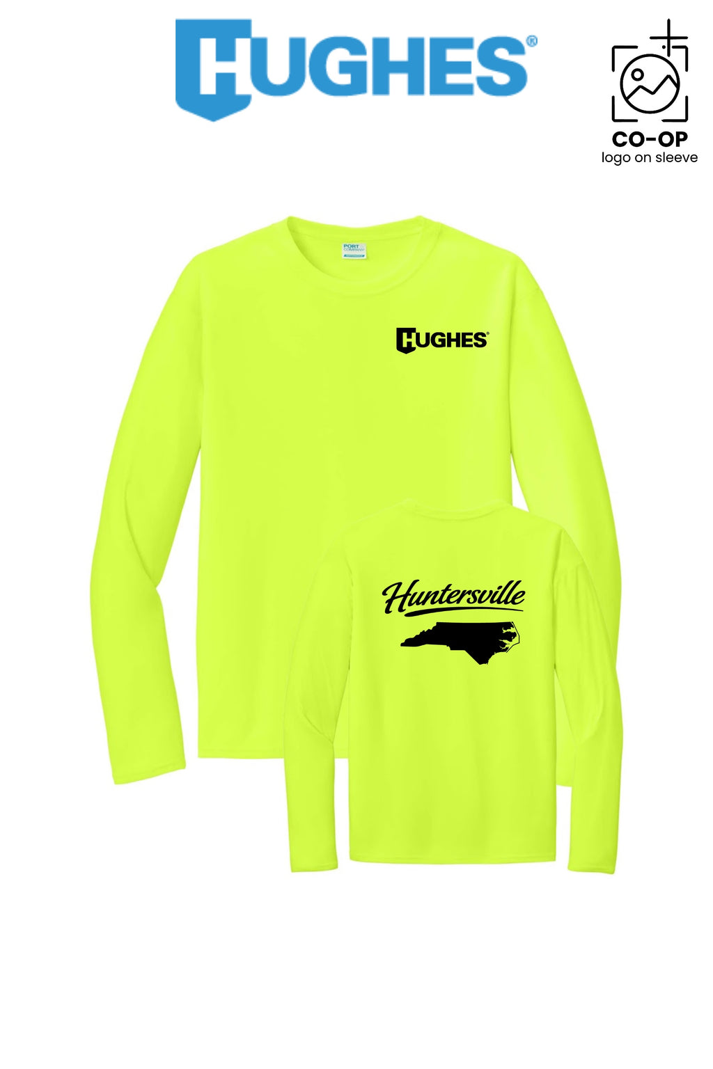 Port & Co™ Performance UPF 50 Long Sleeve - HUGHES SUPPLY - HUNTERSVILLE