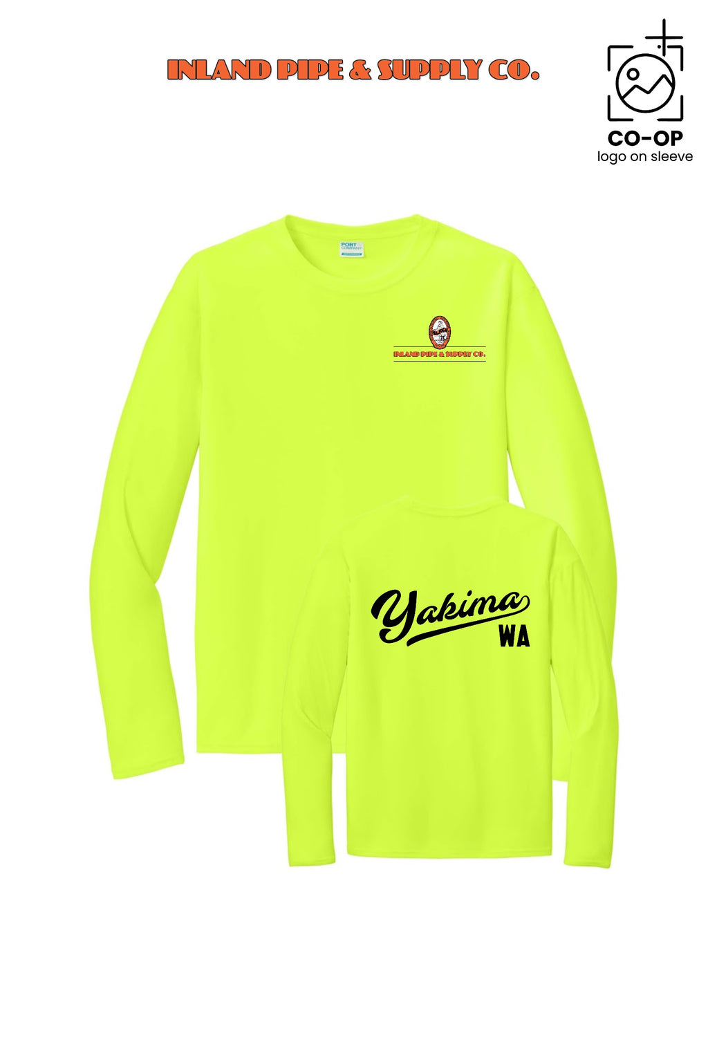 Port & Co™ Performance UPF 50 Long Sleeve - INLAND PIPE AND SUPPLY - YAKIMA