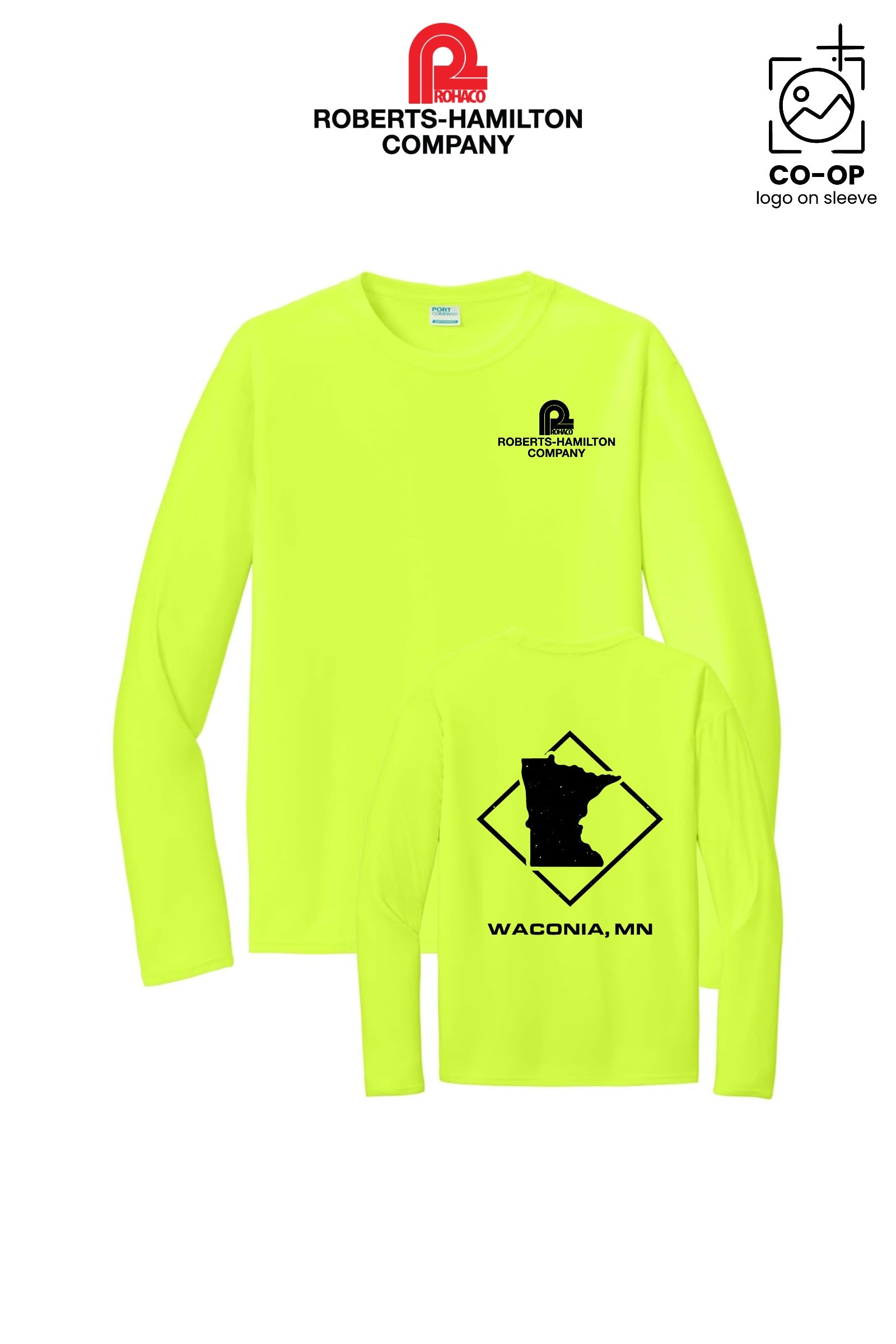 Port & Co™ Performance UPF 50 Long Sleeve - ROBERTS-HAMILTON - WACONIA
