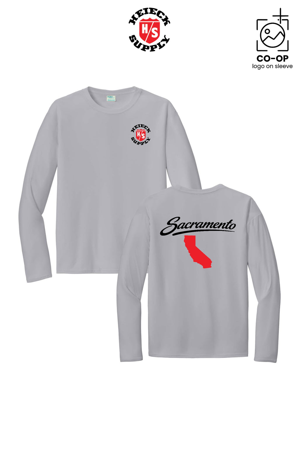 Port & Co™ Performance UPF 50 Long Sleeve - HEIECK SUPPLY - SACRAMENTO