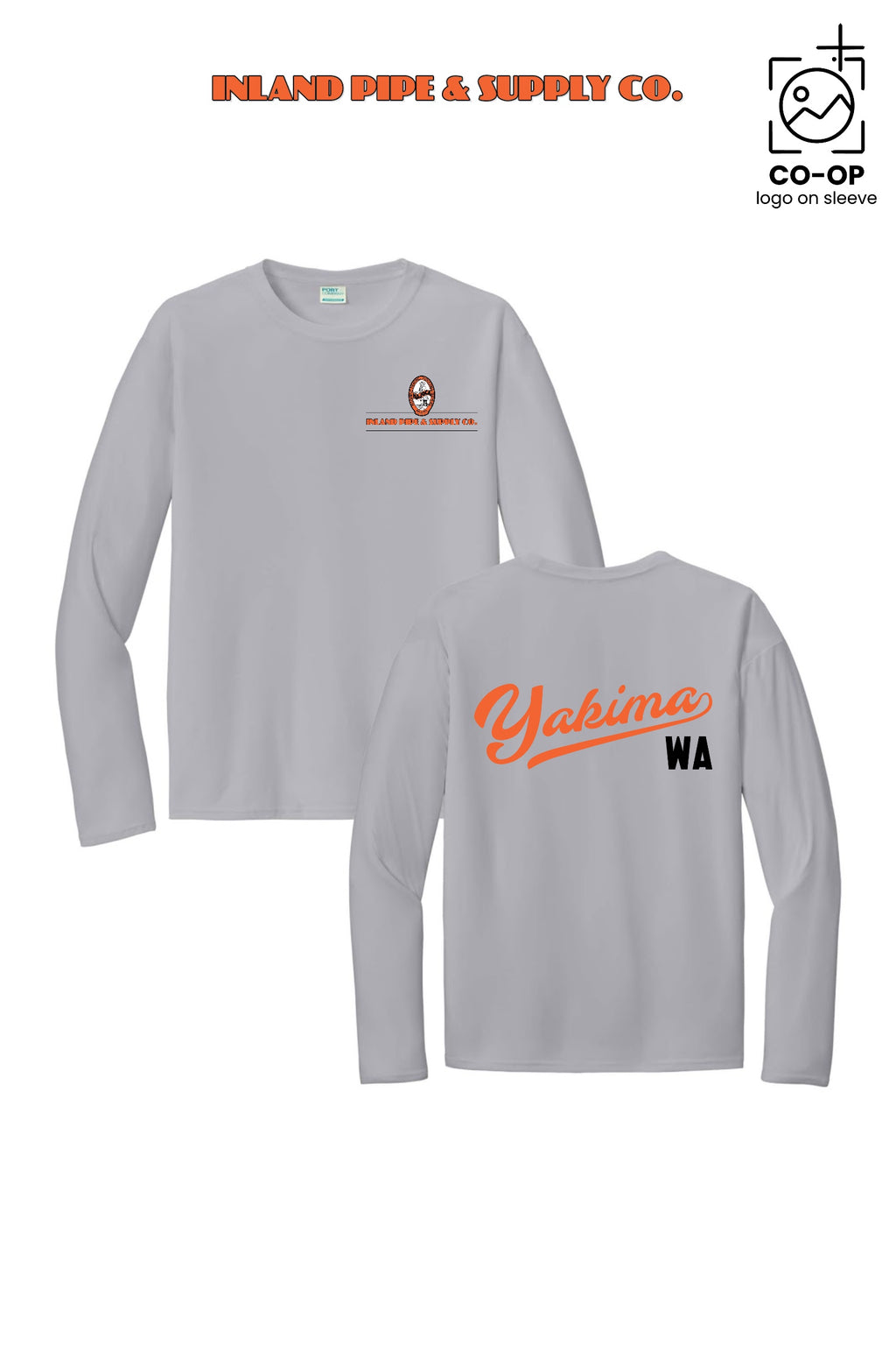 Port & Co™ Performance UPF 50 Long Sleeve - INLAND PIPE AND SUPPLY - YAKIMA
