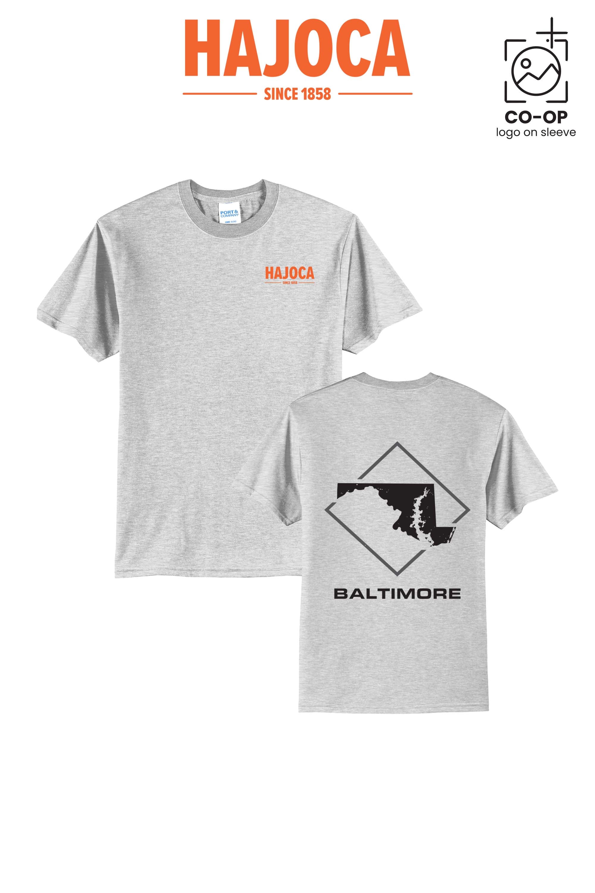 Port & Co™ Core Blend Tee - HAJOCA - BALTIMORE