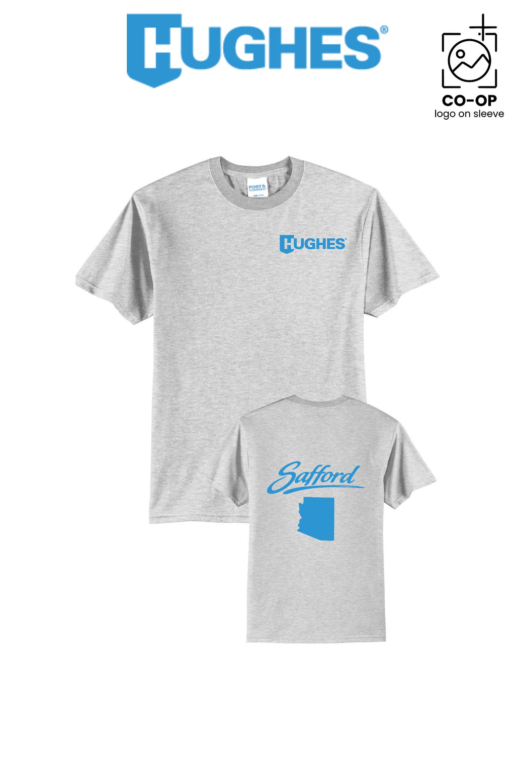 Port & Co™ Core Blend Tee - HUGHES SUPPLY - SAFFORD
