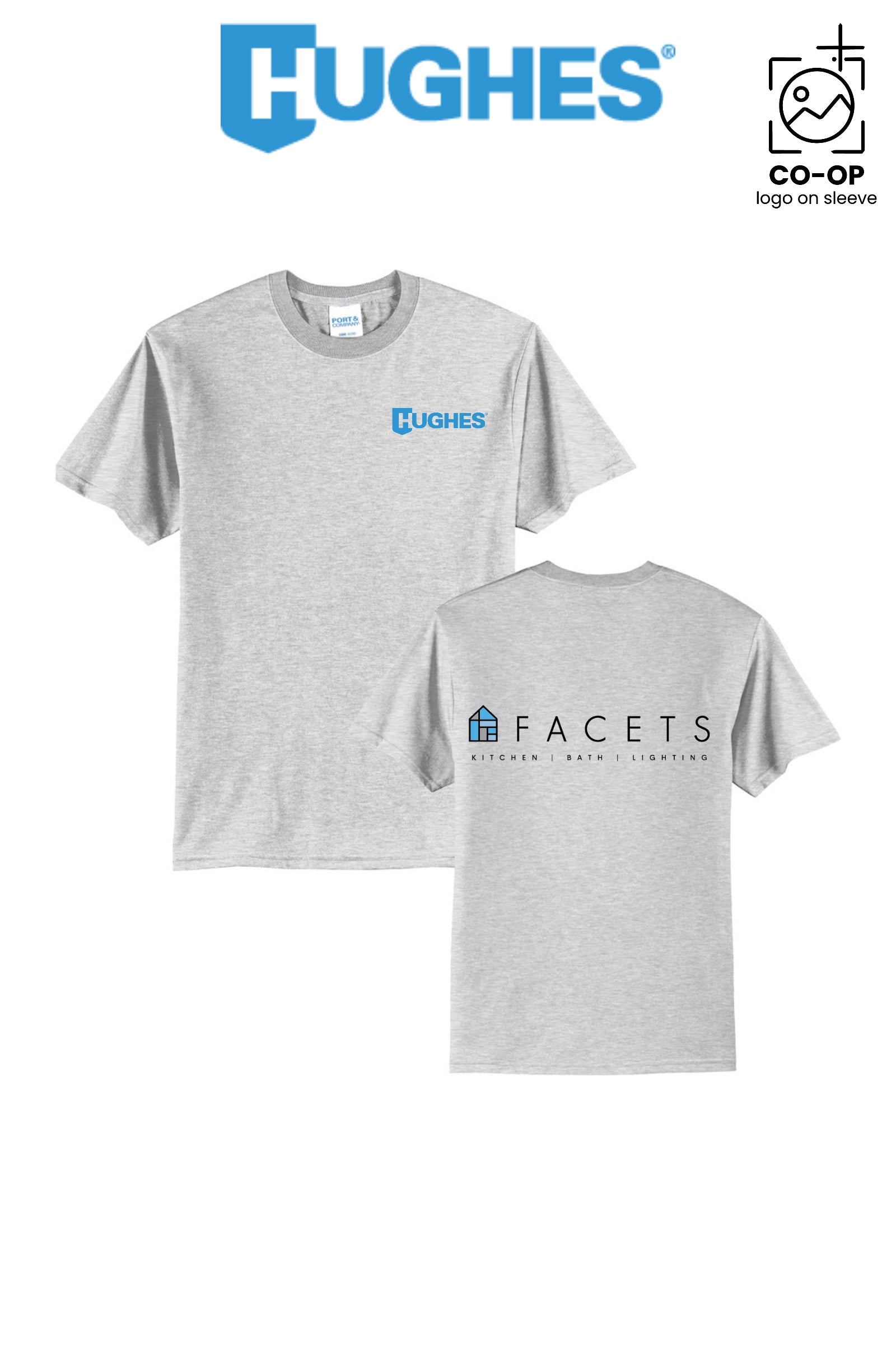 Port & Co™ Core Blend Tee - HUGHES SUPPLY - HUNTERSVILLE