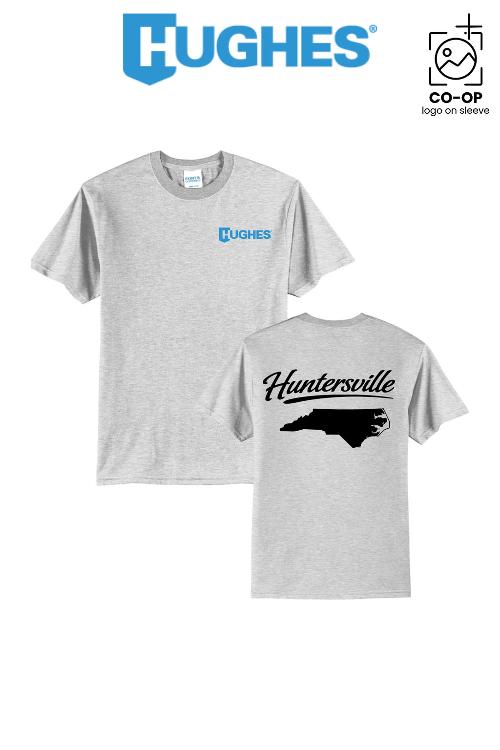 Port & Co™ Core Blend Tee - HUGHES SUPPLY - HUNTERSVILLE