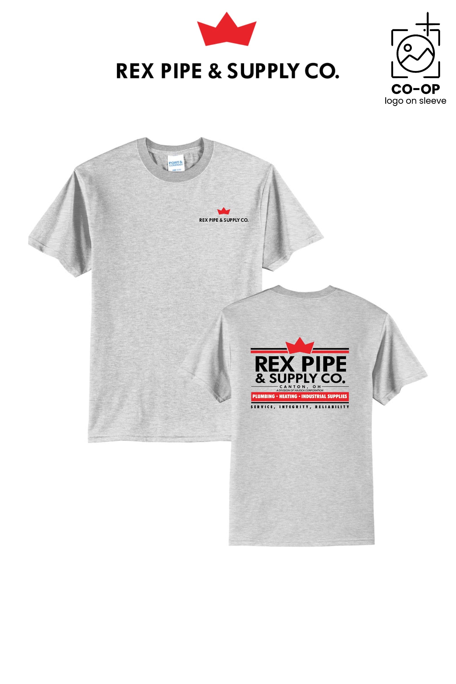 Port & Co™ Core Blend Tee - REX PIPE AND SUPPLY - CANTON