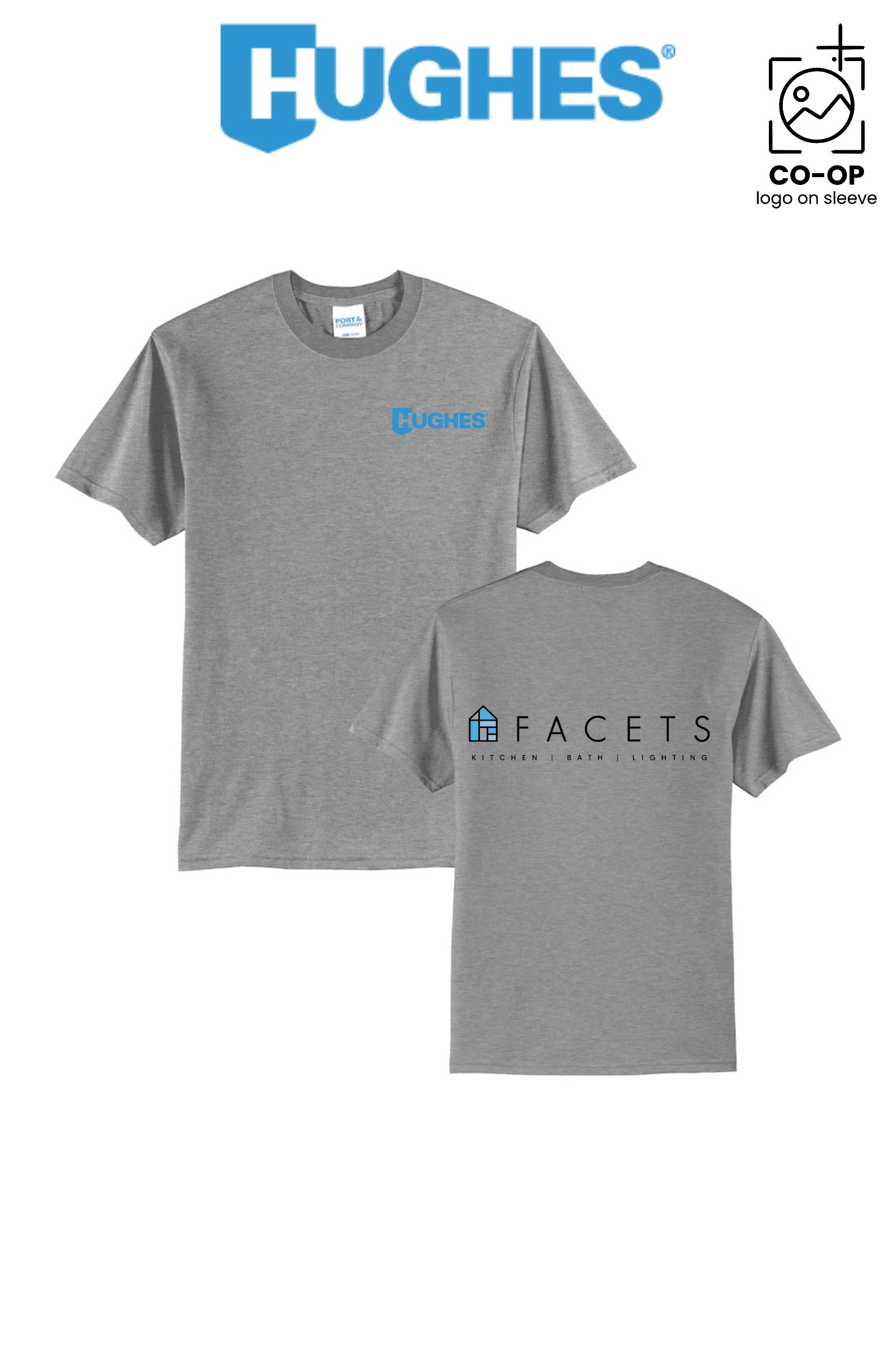 Port & Co™ Core Blend Tee - HUGHES SUPPLY - HUNTERSVILLE