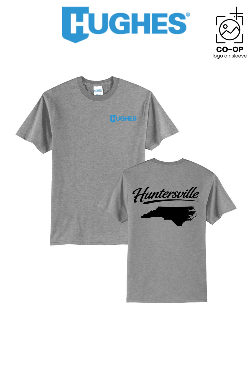 Port & Co™ Core Blend Tee - HUGHES SUPPLY - HUNTERSVILLE