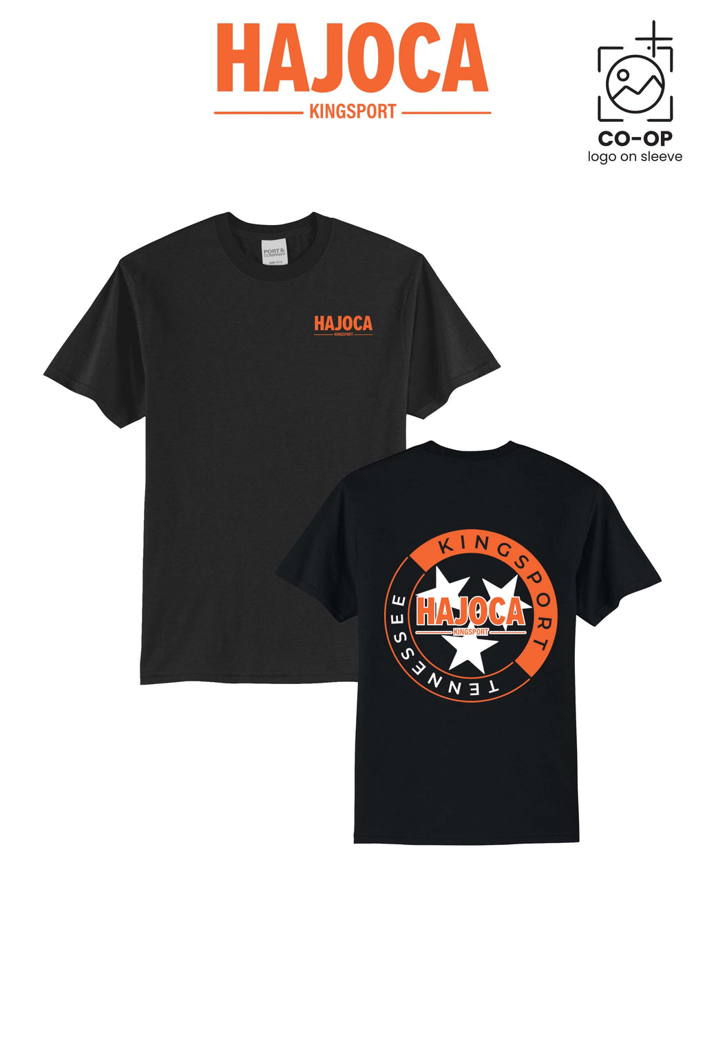 Port & Co™ Core Blend Tee - HAJOCA - KINGSPORT (Back Print)