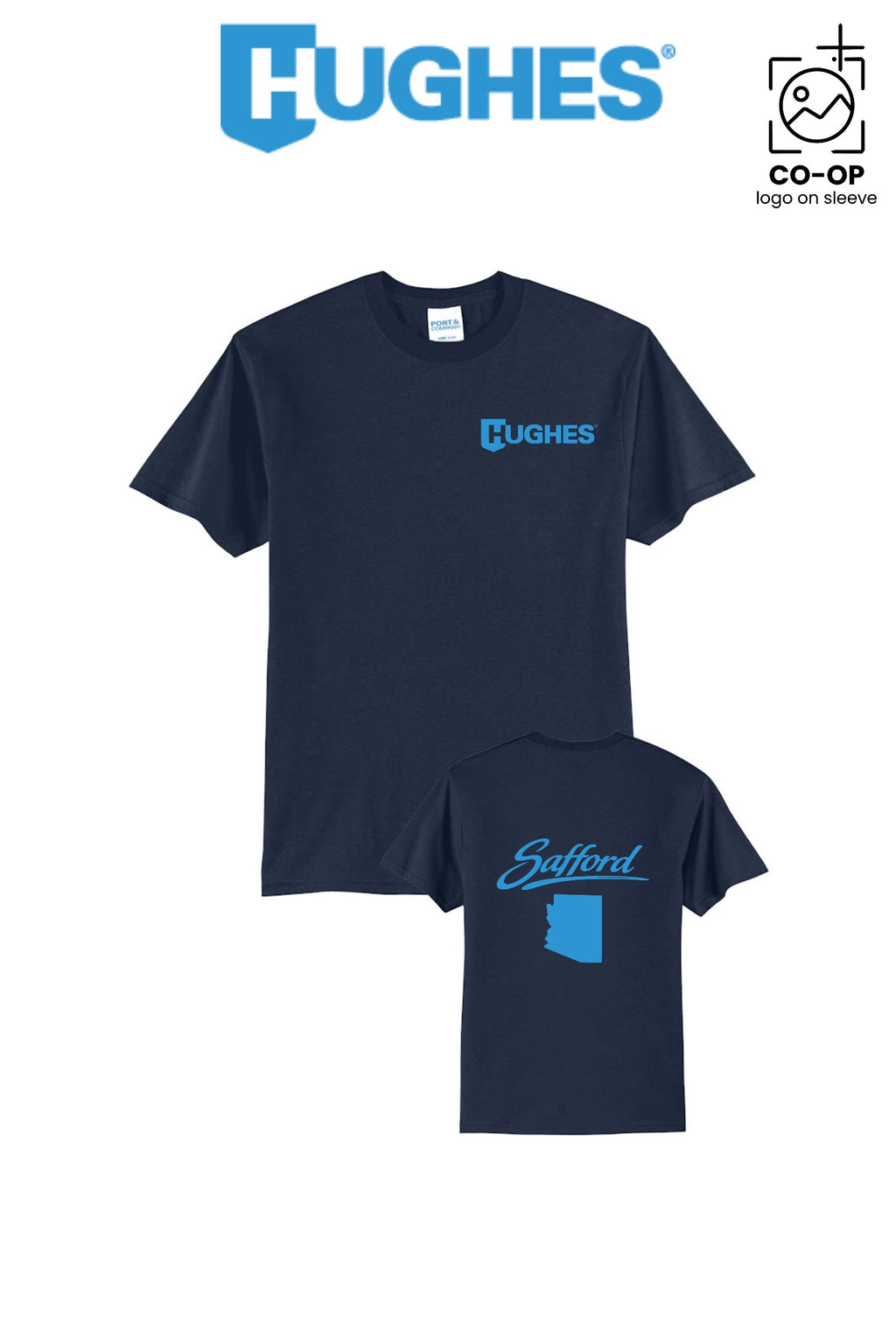 Port & Co™ Core Blend Tee - HUGHES SUPPLY - SAFFORD