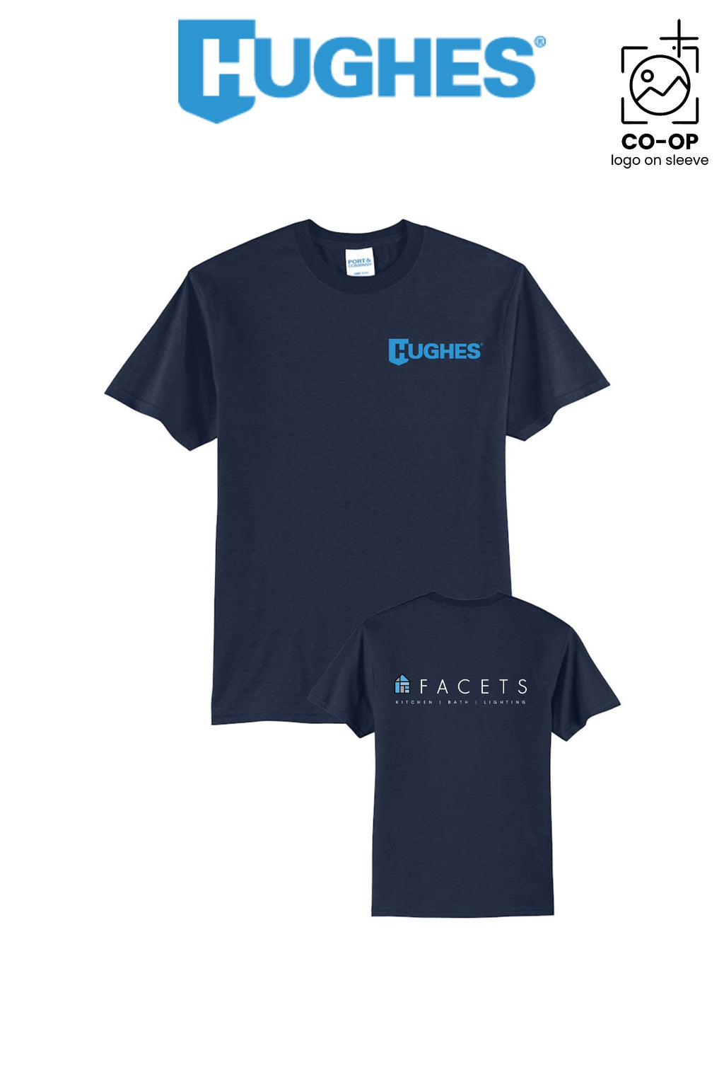Port & Co™ Core Blend Tee - HUGHES SUPPLY - HUNTERSVILLE