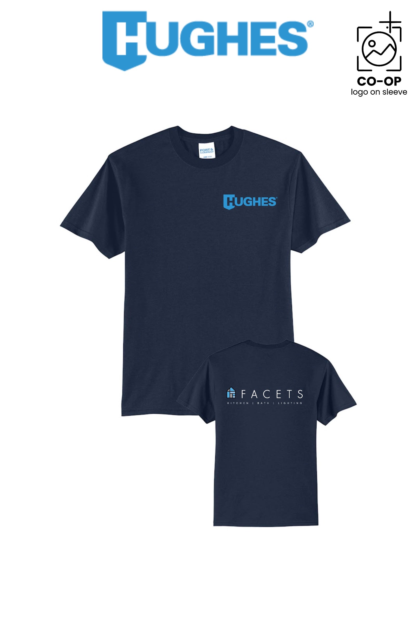 Port & Co™ Core Blend Tee - HUGHES SUPPLY - HUNTERSVILLE
