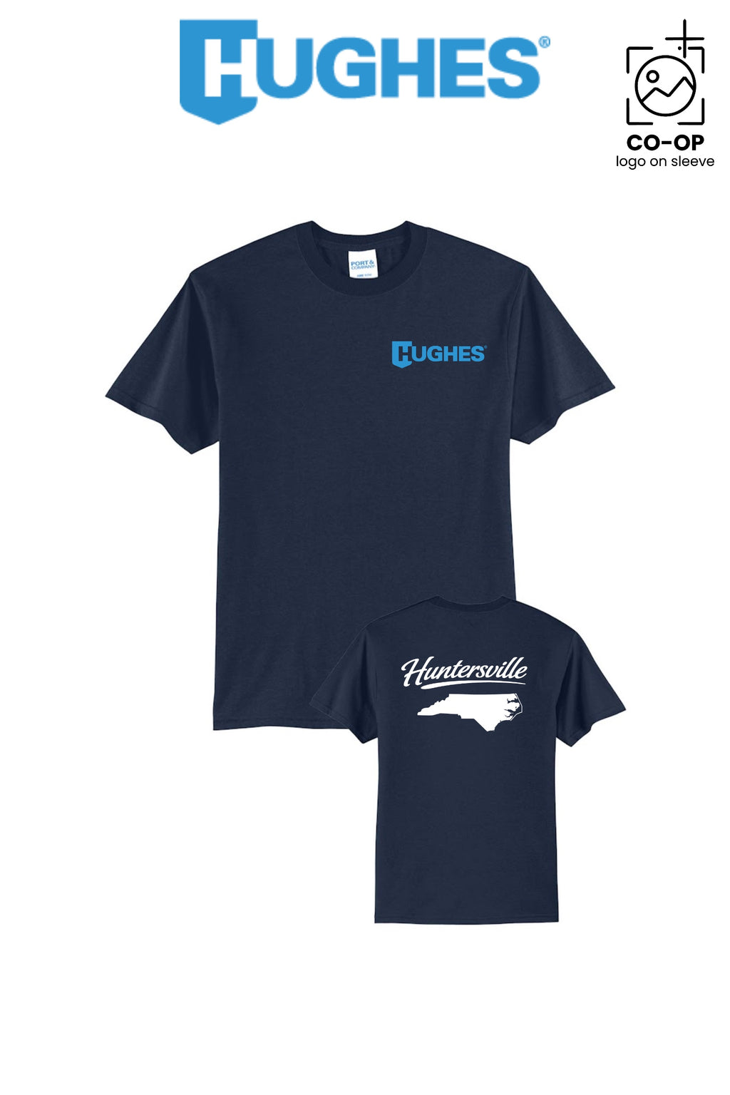Port & Co™ Core Blend Tee - HUGHES SUPPLY - HUNTERSVILLE