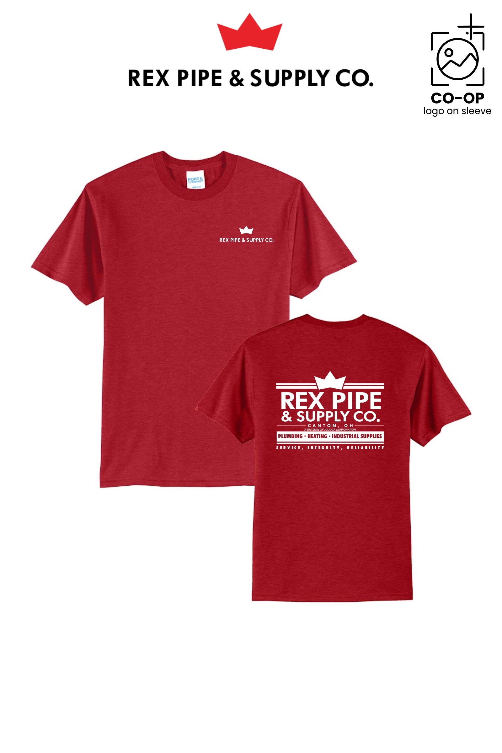 Port & Co™ Core Blend Tee - REX PIPE AND SUPPLY - CANTON