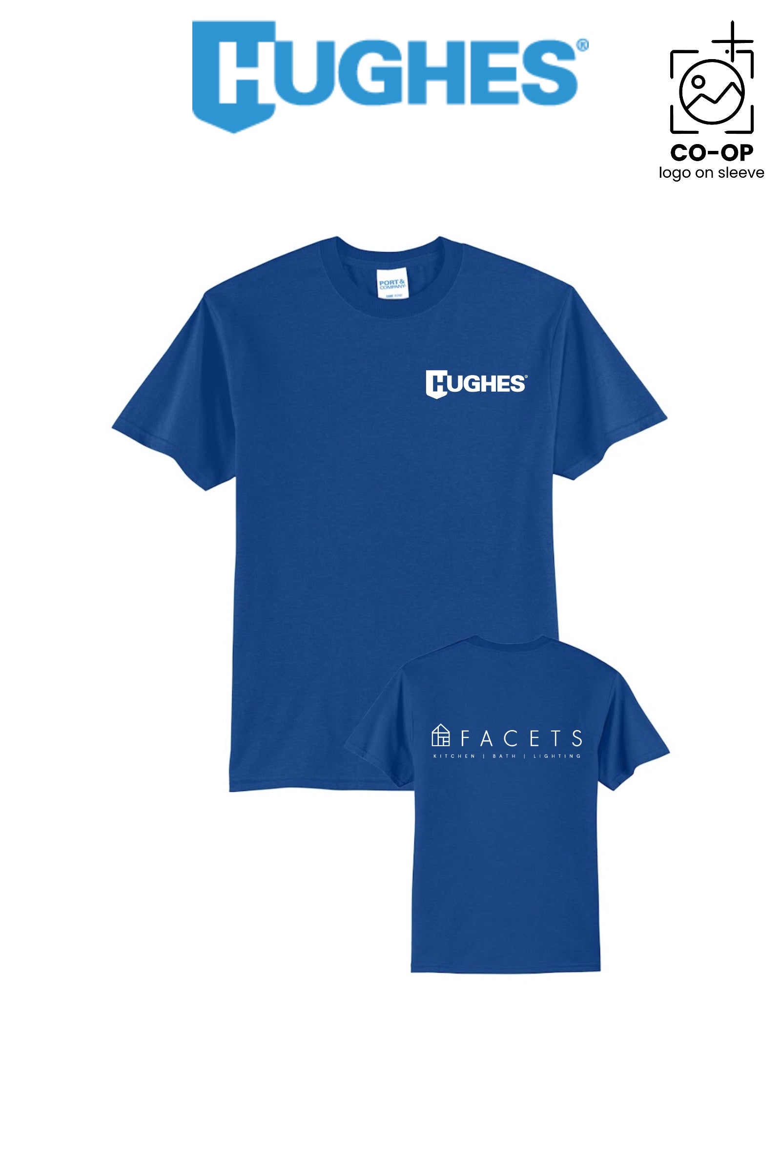Port & Co™ Core Blend Tee - HUGHES SUPPLY - HUNTERSVILLE