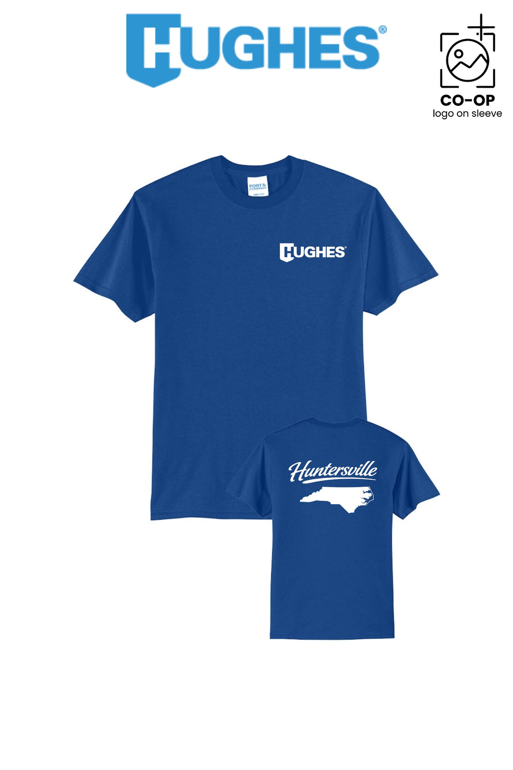 Port & Co™ Core Blend Tee - HUGHES SUPPLY - HUNTERSVILLE