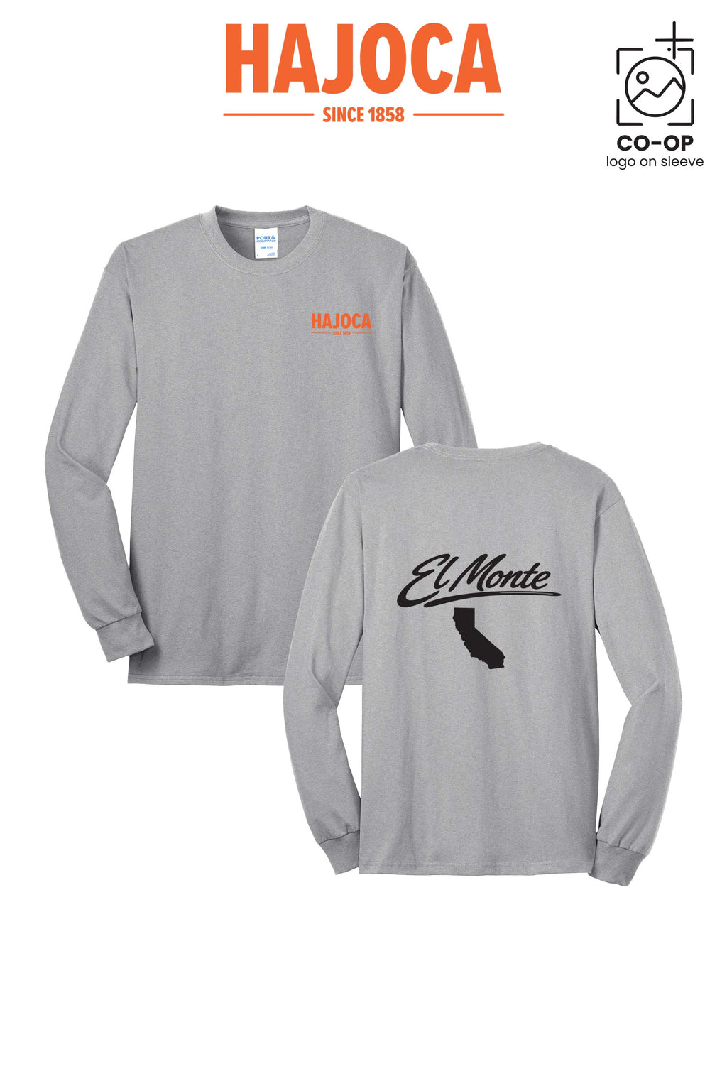 Port & Co™ Long Sleeve Core Blend Tee - HAJOCA - EL MONTE