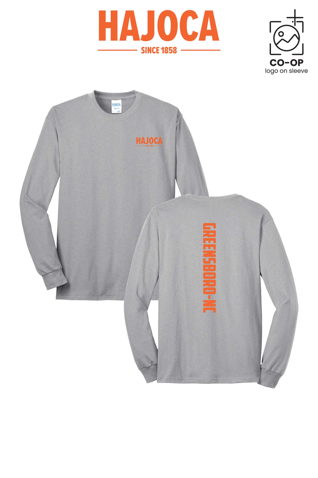Port & Co™ Long Sleeve Core Blend Tee - HAJOCA - GREENSBORO
