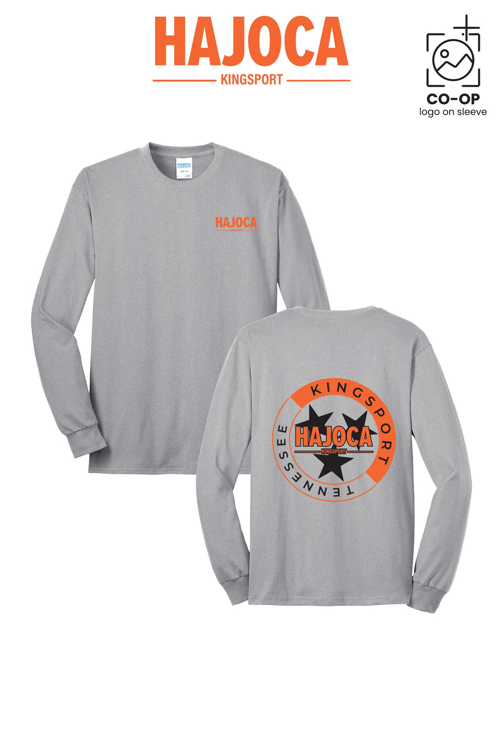 Port & Co™ Long Sleeve Core Blend Tee - HAJOCA - KINGSPORT