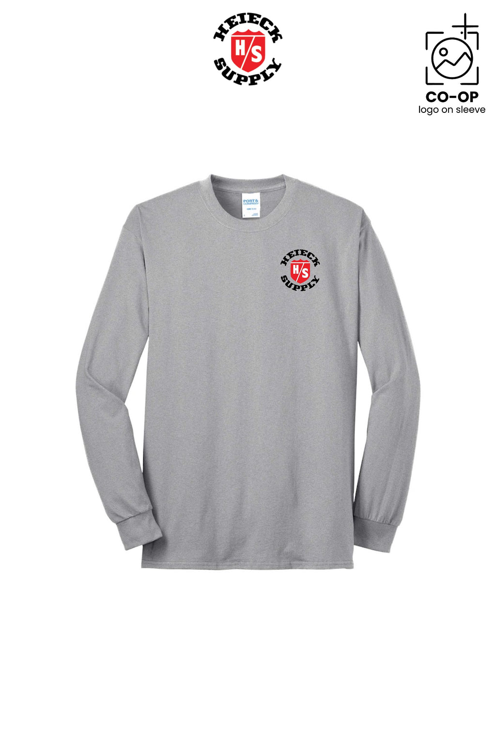 Port & Co™ Long Sleeve Core Blend Tee - HEIECK SUPPLY