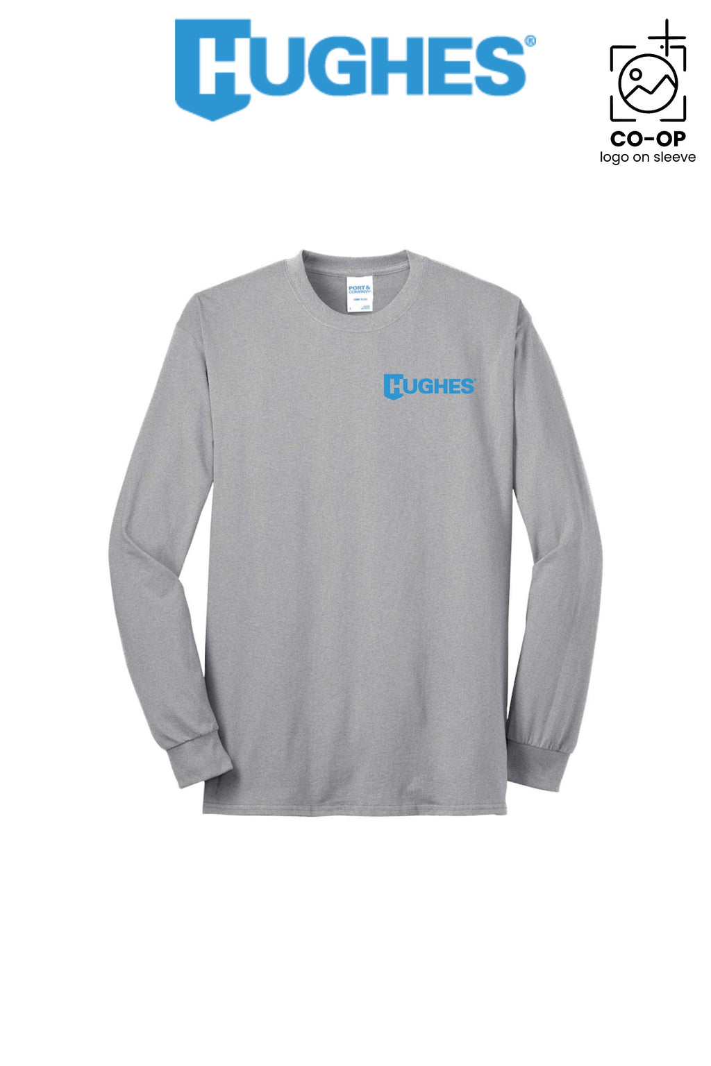 Port & Co™ Long Sleeve Core Blend Tee - HUGHES SUPPLY