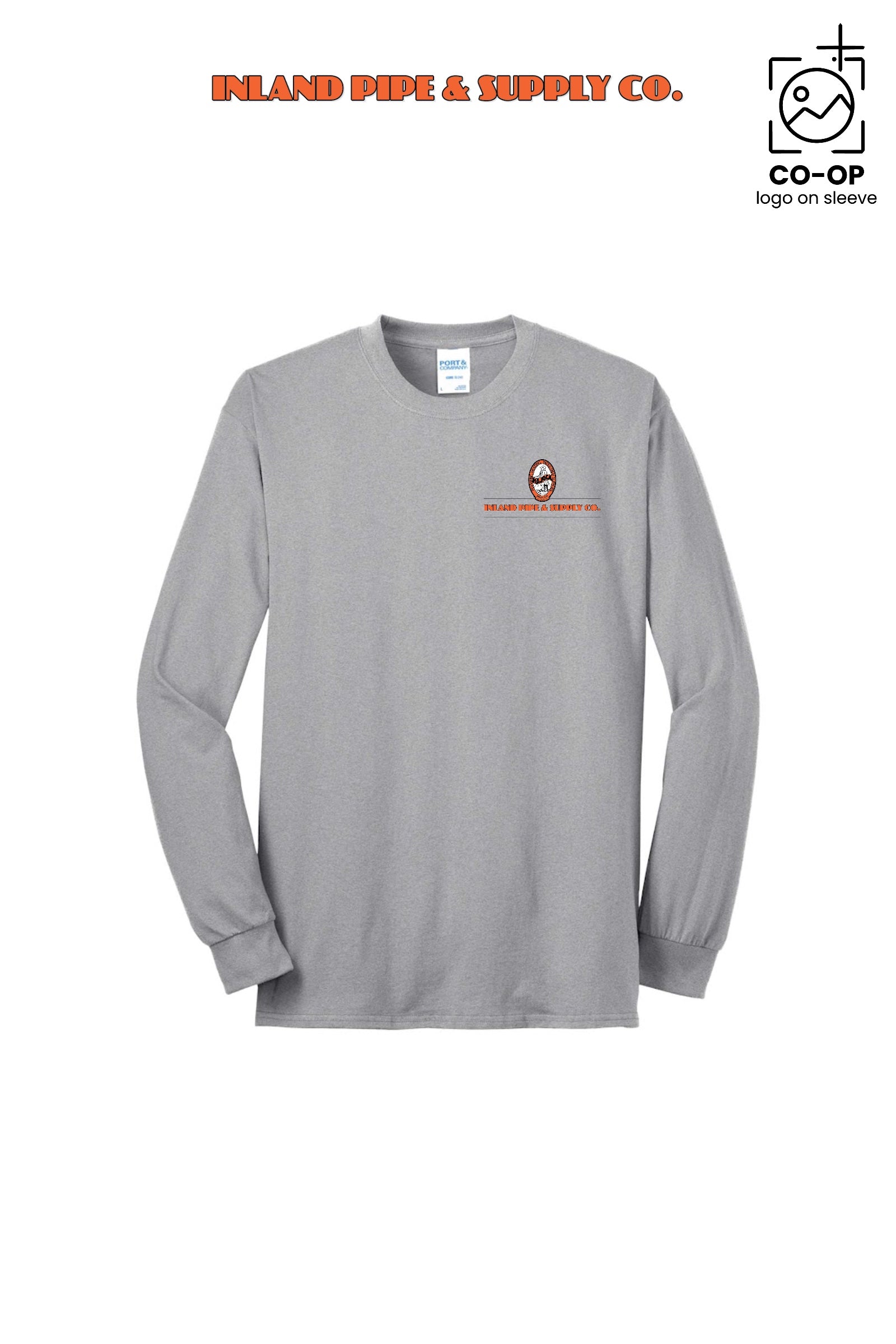 Port & Co™ Long Sleeve Core Blend Tee - INLAND PIPE AND SUPPLY