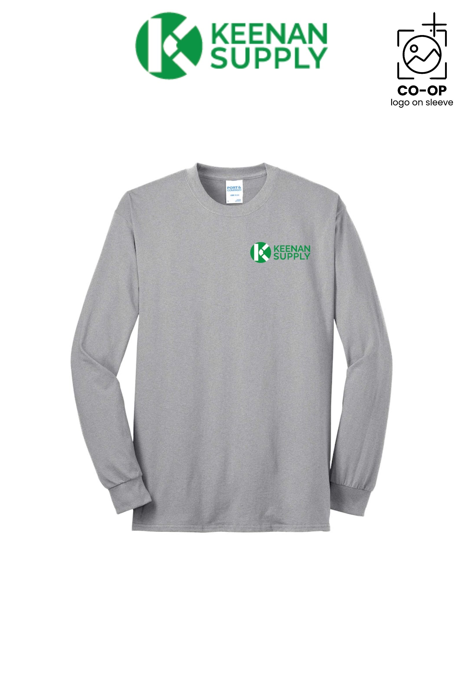 Port & Co™ Long Sleeve Core Blend Tee - KEENAN SUPPLY