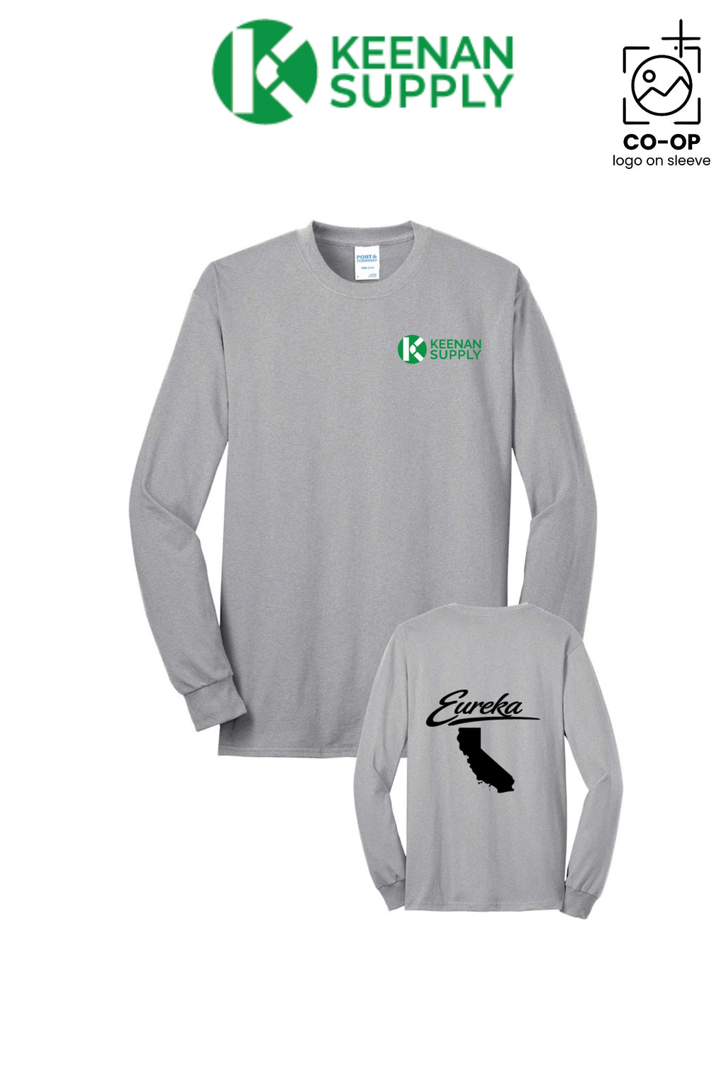 Port & Co™ Long Sleeve Core Blend Tee - KEENAN SUPPLY - EUREKA