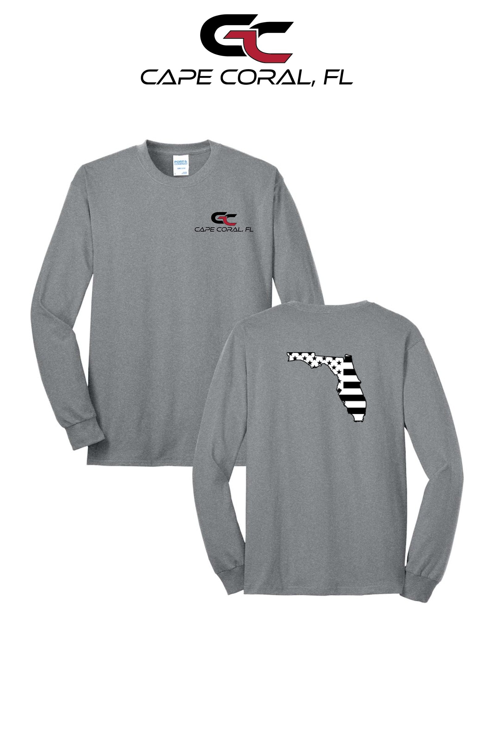 Port & Co™ Long Sleeve Core Blend Tee - GORMAN CO - CAPE CORAL