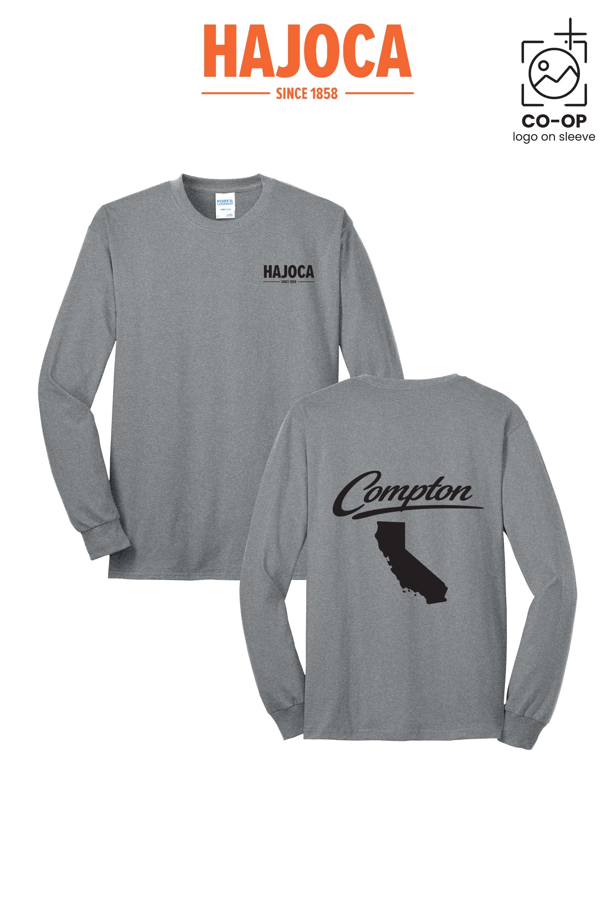 Port & Co™ Long Sleeve Core Blend Tee - HAJOCA - COMPTON