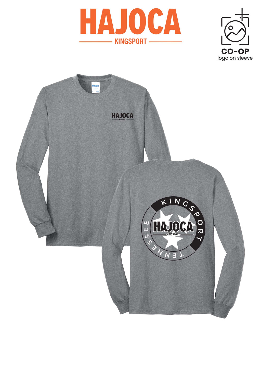 Port & Co™ Long Sleeve Core Blend Tee - HAJOCA - KINGSPORT