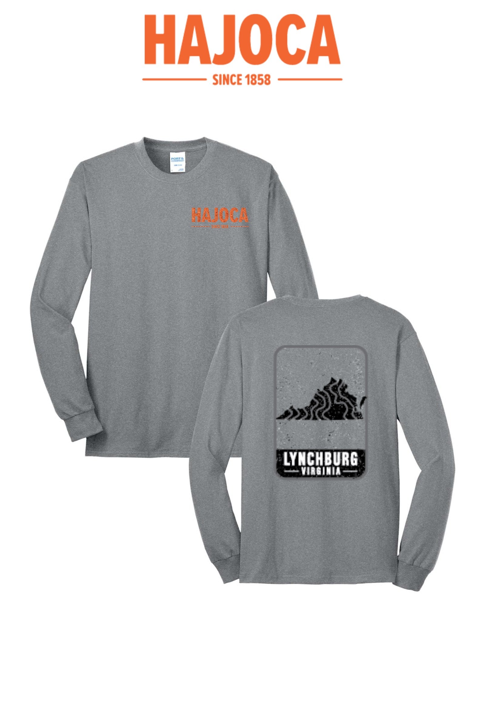 Port & Co™ Long Sleeve Core Blend Tee - HAJOCA - LYNCHBURG