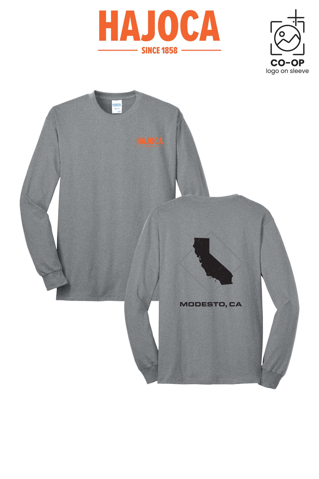 Port & Co™ Long Sleeve Core Blend Tee - HAJOCA - MODESTO