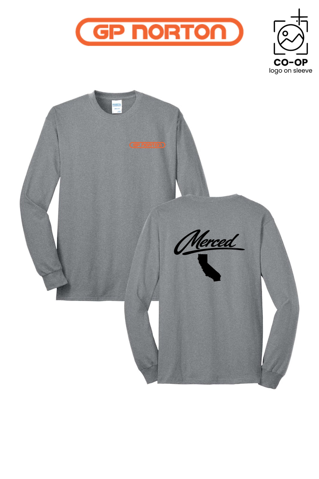 Port & Co™ Long Sleeve Core Blend Tee - G P NORTON - MERCED