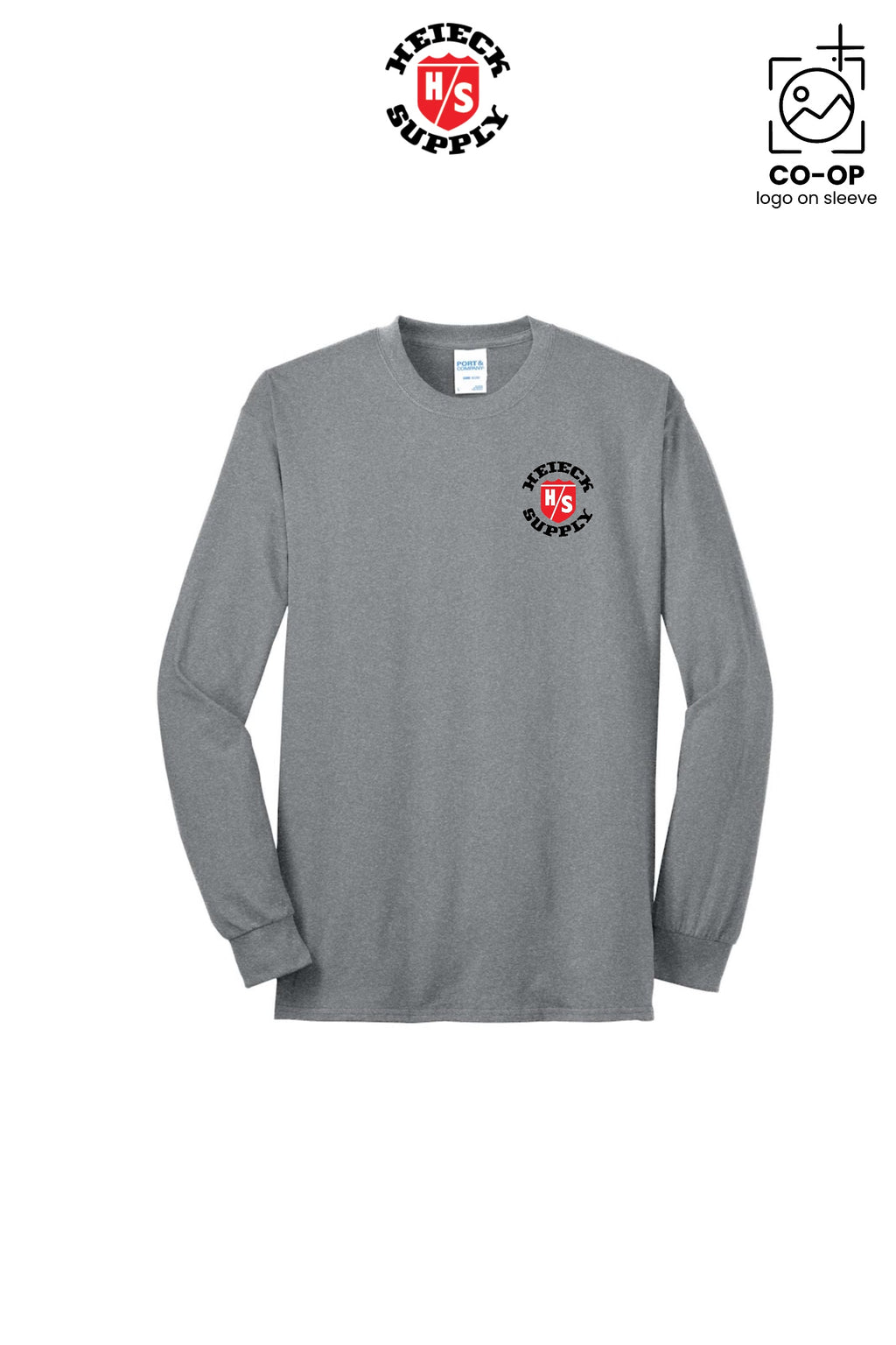 Port & Co™ Long Sleeve Core Blend Tee - HEIECK SUPPLY