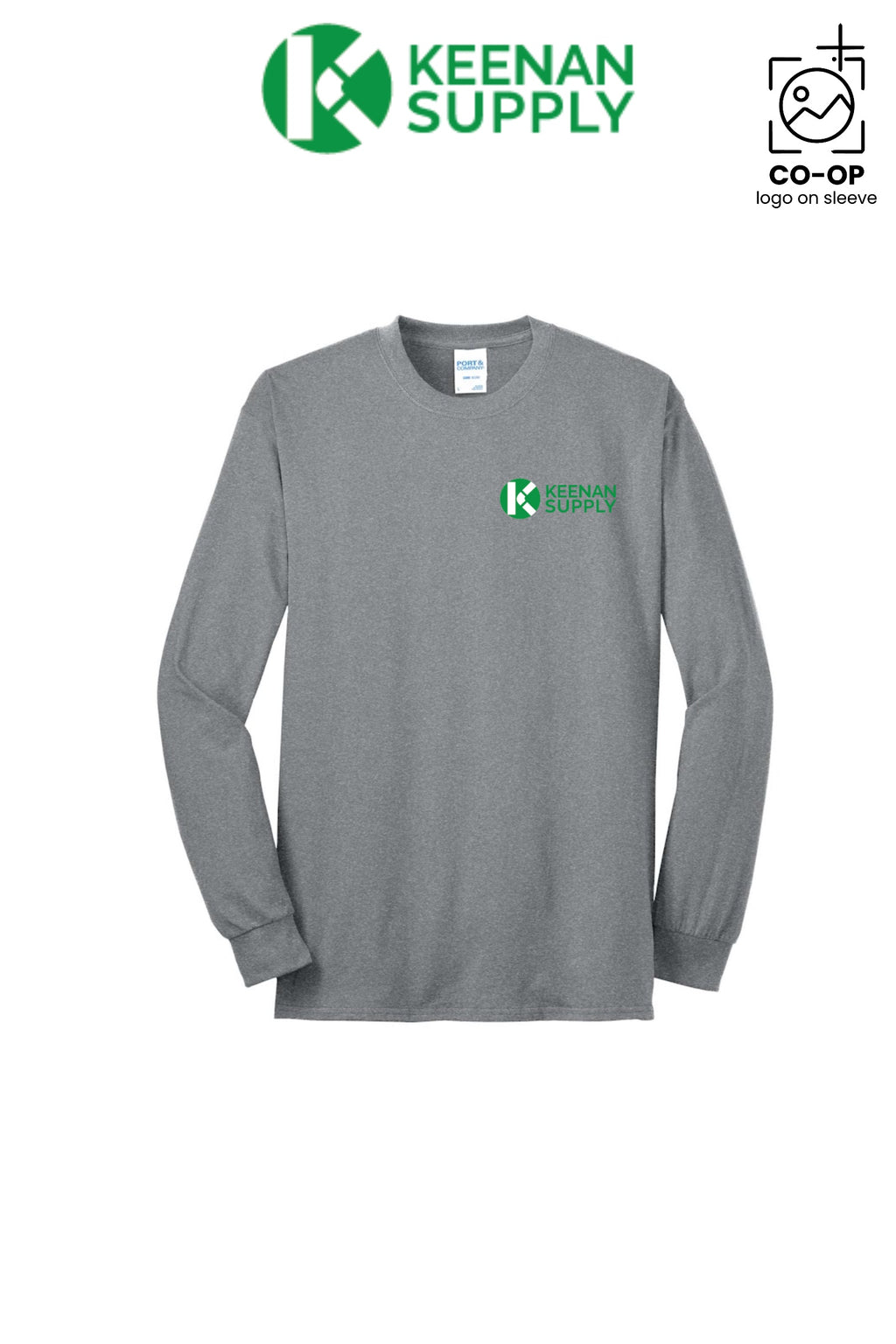 Port & Co™ Long Sleeve Core Blend Tee - KEENAN SUPPLY