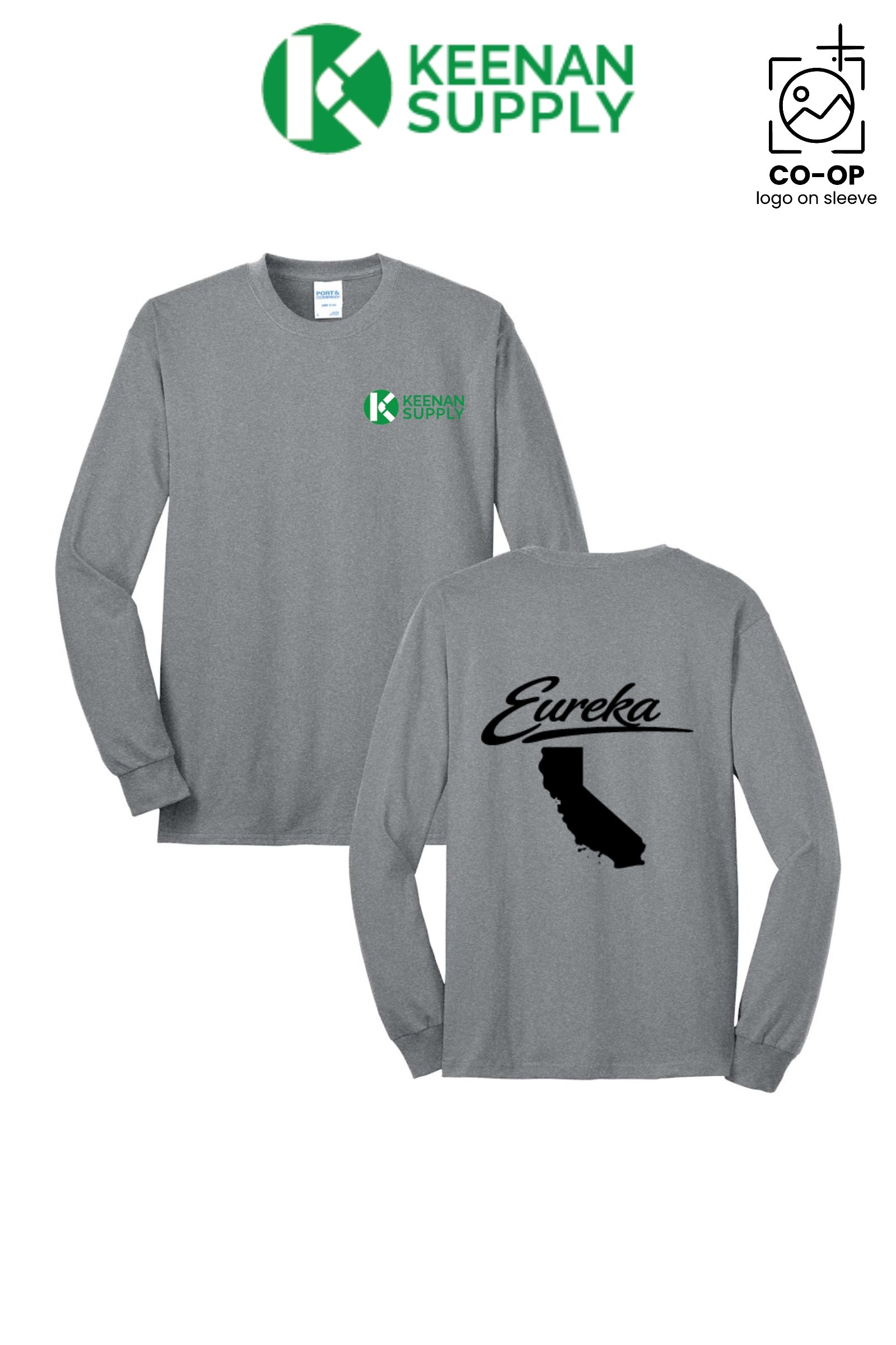 Port & Co™ Long Sleeve Core Blend Tee - KEENAN SUPPLY - EUREKA