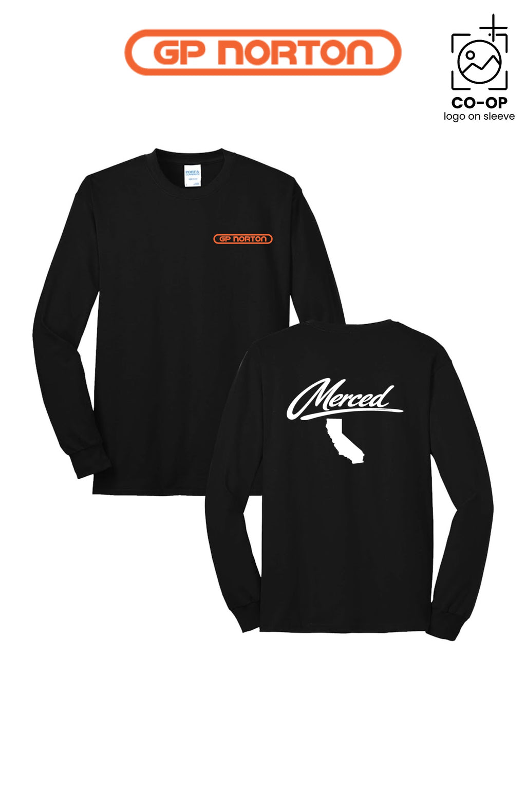 Port & Co™ Long Sleeve Core Blend Tee - G P NORTON - MERCED