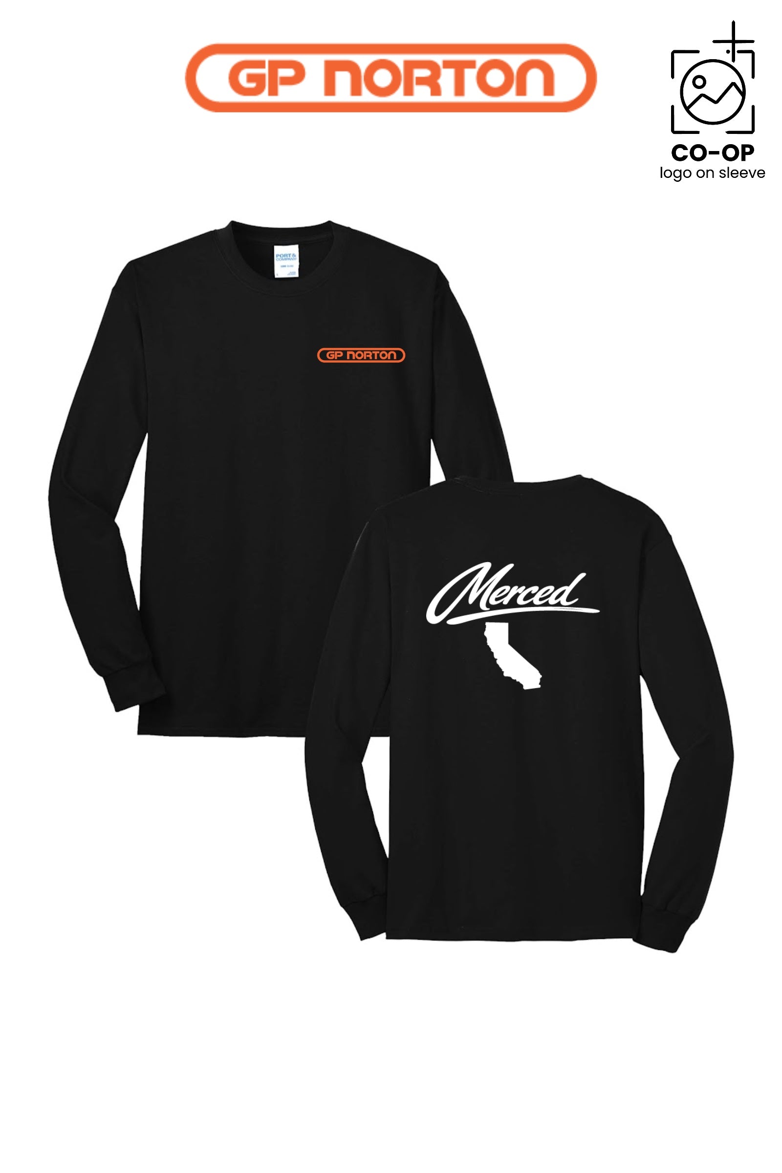 Port & Co™ Long Sleeve Core Blend Tee - G P NORTON - MERCED