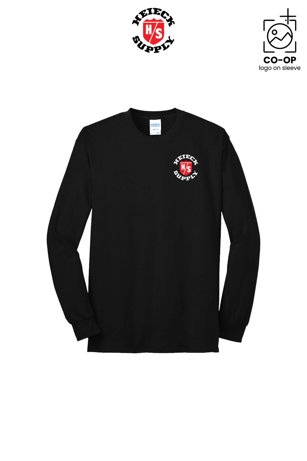 Port & Co™ Long Sleeve Core Blend Tee - HEIECK SUPPLY