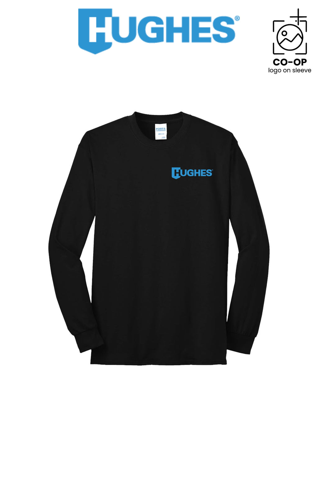 Port & Co™ Long Sleeve Core Blend Tee - HUGHES SUPPLY
