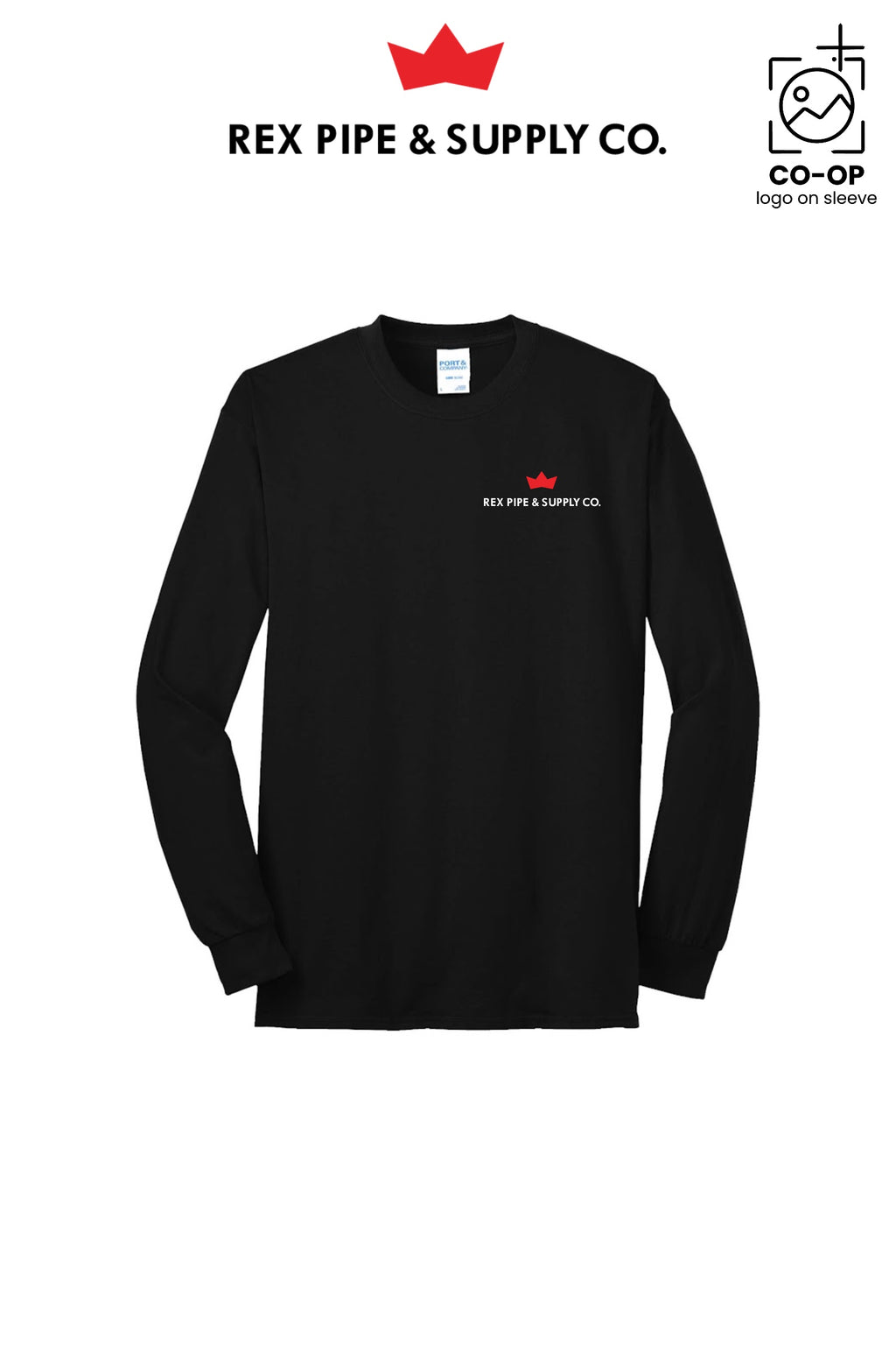 Port & Co™ Long Sleeve Core Blend Tee - REX PIPE AND SUPPLY