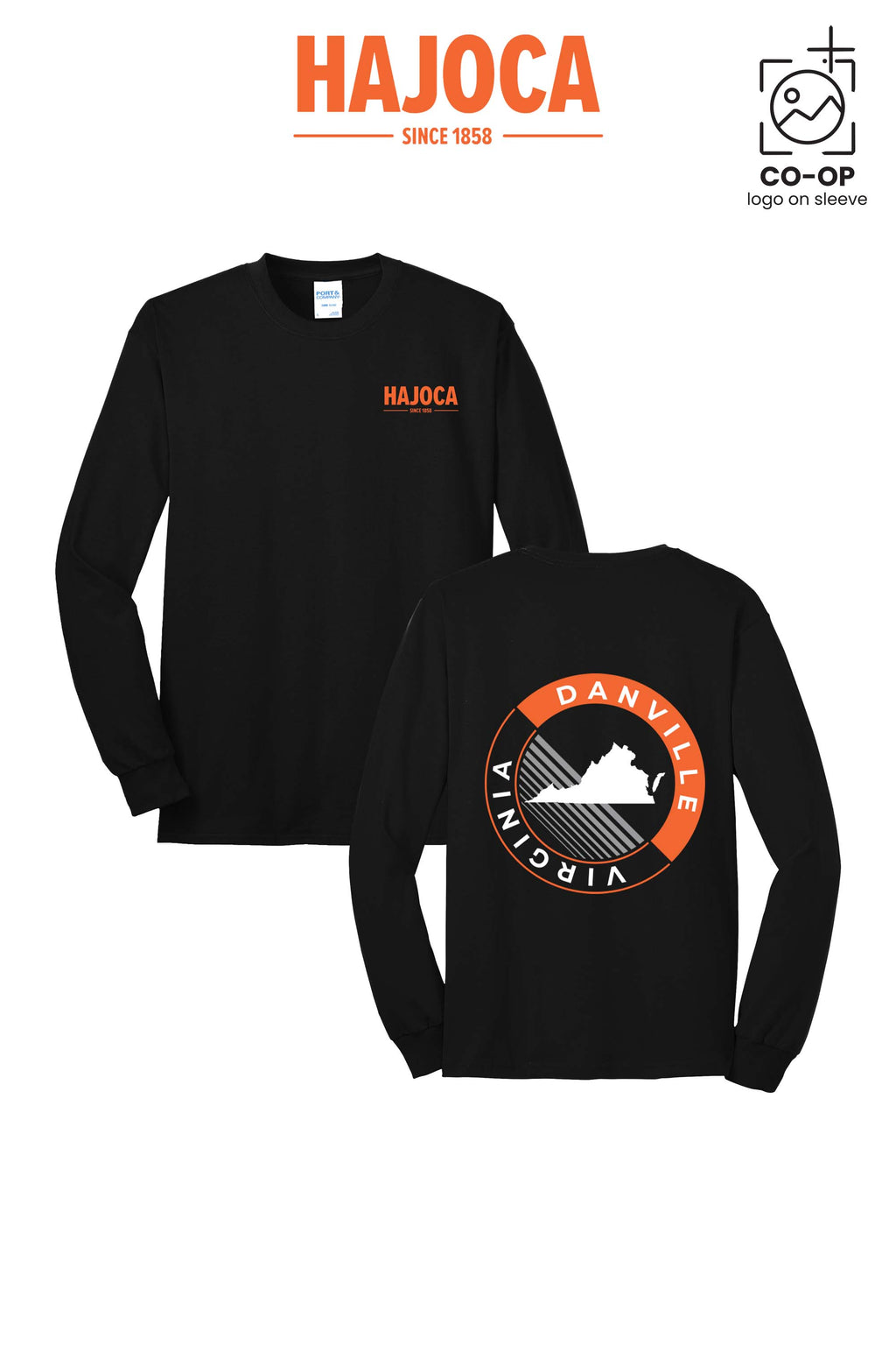 Port & Co™ Long Sleeve Core Blend Tee - HAJOCA - DANVILLE